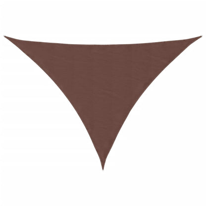 vidaXL Sunshade Sail Oxford Fabric Triangular 3x4x5 m Brown