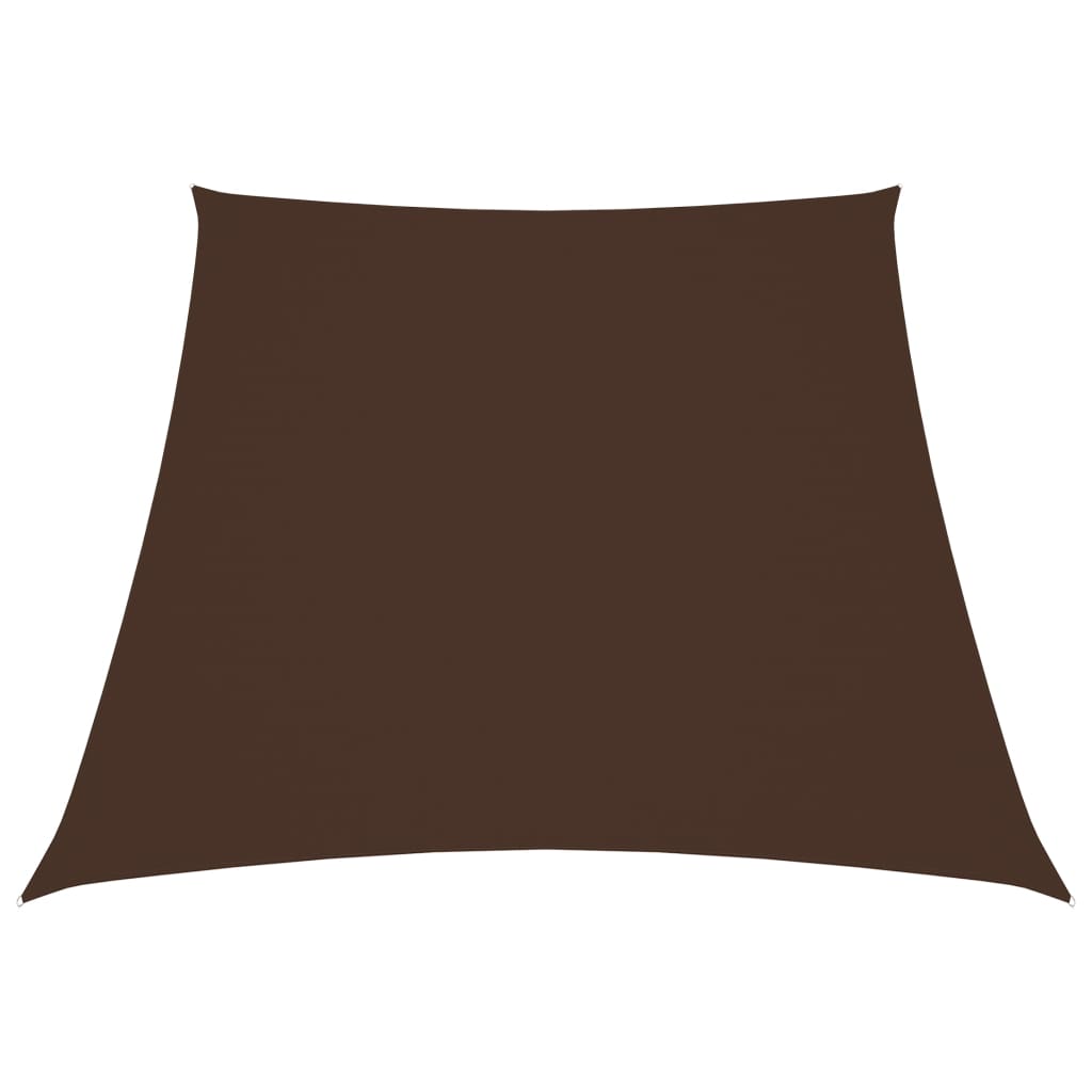 vidaXL Sunshade Sail Oxford Fabric Trapezium 2/4x3 m Brown