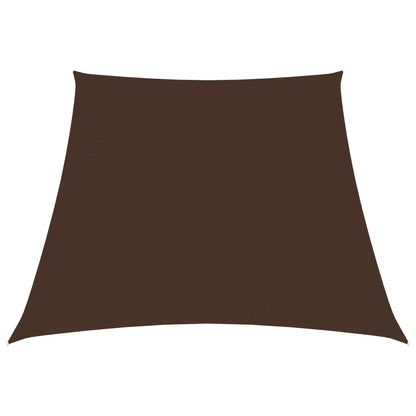 vidaXL Sunshade Sail Oxford Fabric Trapezium 2/4x3 m Brown