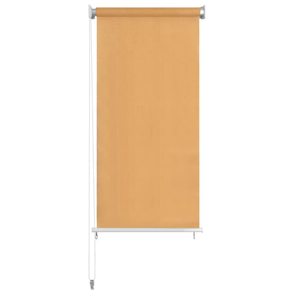 vidaXL Outdoor Roller Blind 65(W)x140(H) cm Beige