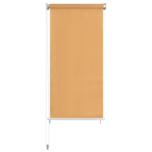 vidaXL Outdoor Roller Blind 65(W)x140(H) cm Beige