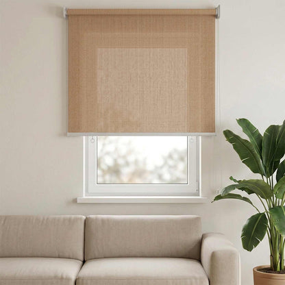 vidaXL Outdoor Roller Blind 85(W)x140(H) cm Beige