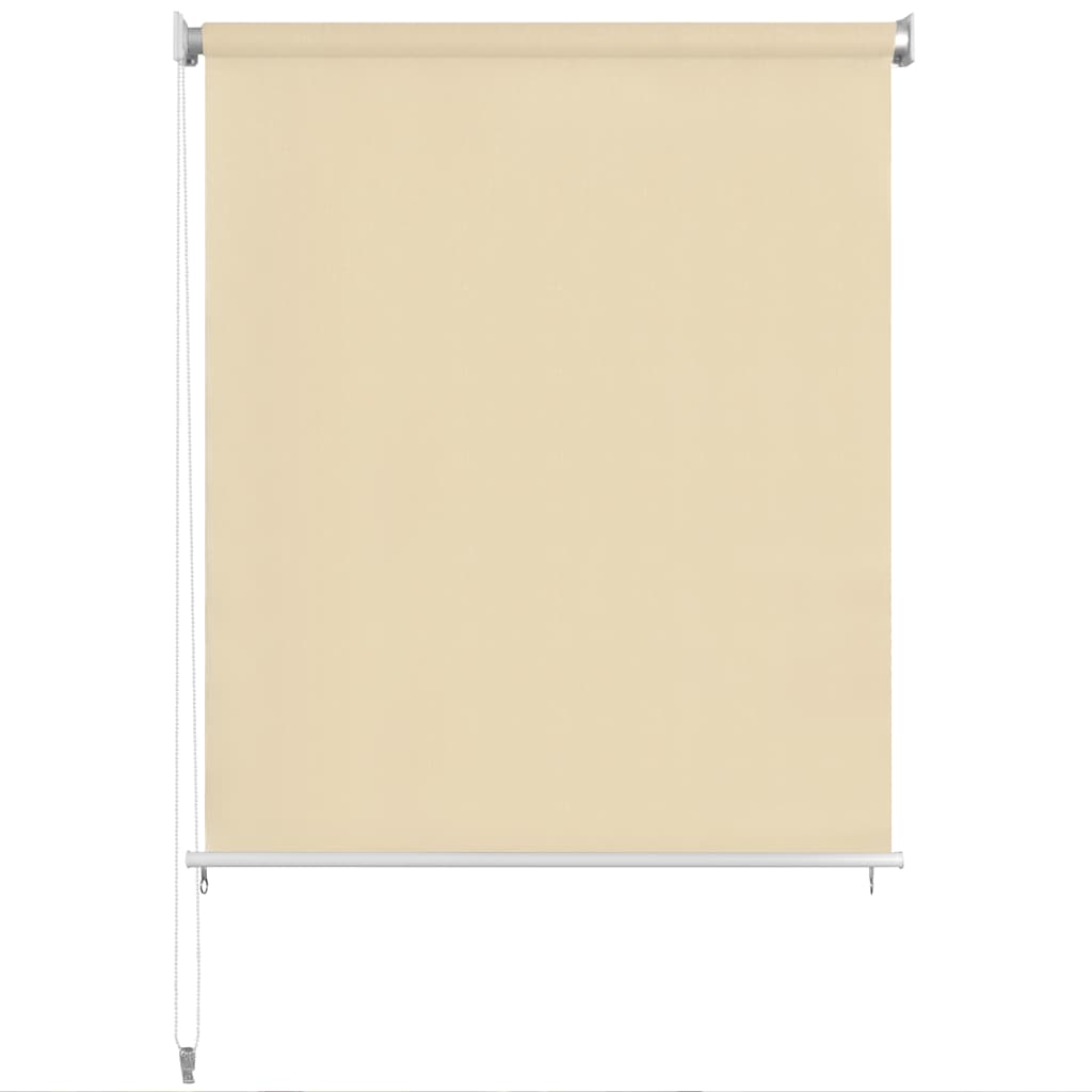 vidaXL Outdoor Roller Blind Cream 85(W)x140(H) cm HDPE