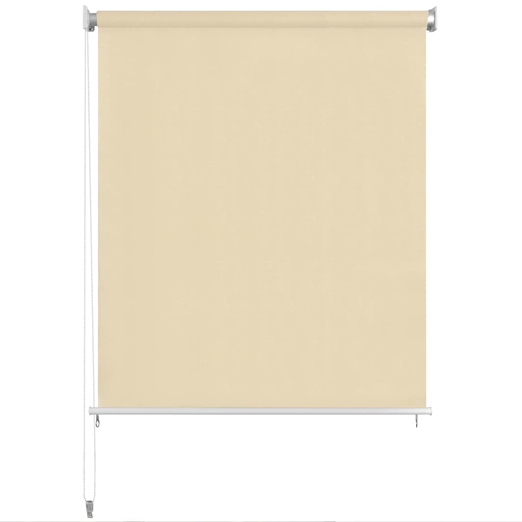 vidaXL Outdoor Roller Blind Cream 85(W)x140(H) cm HDPE