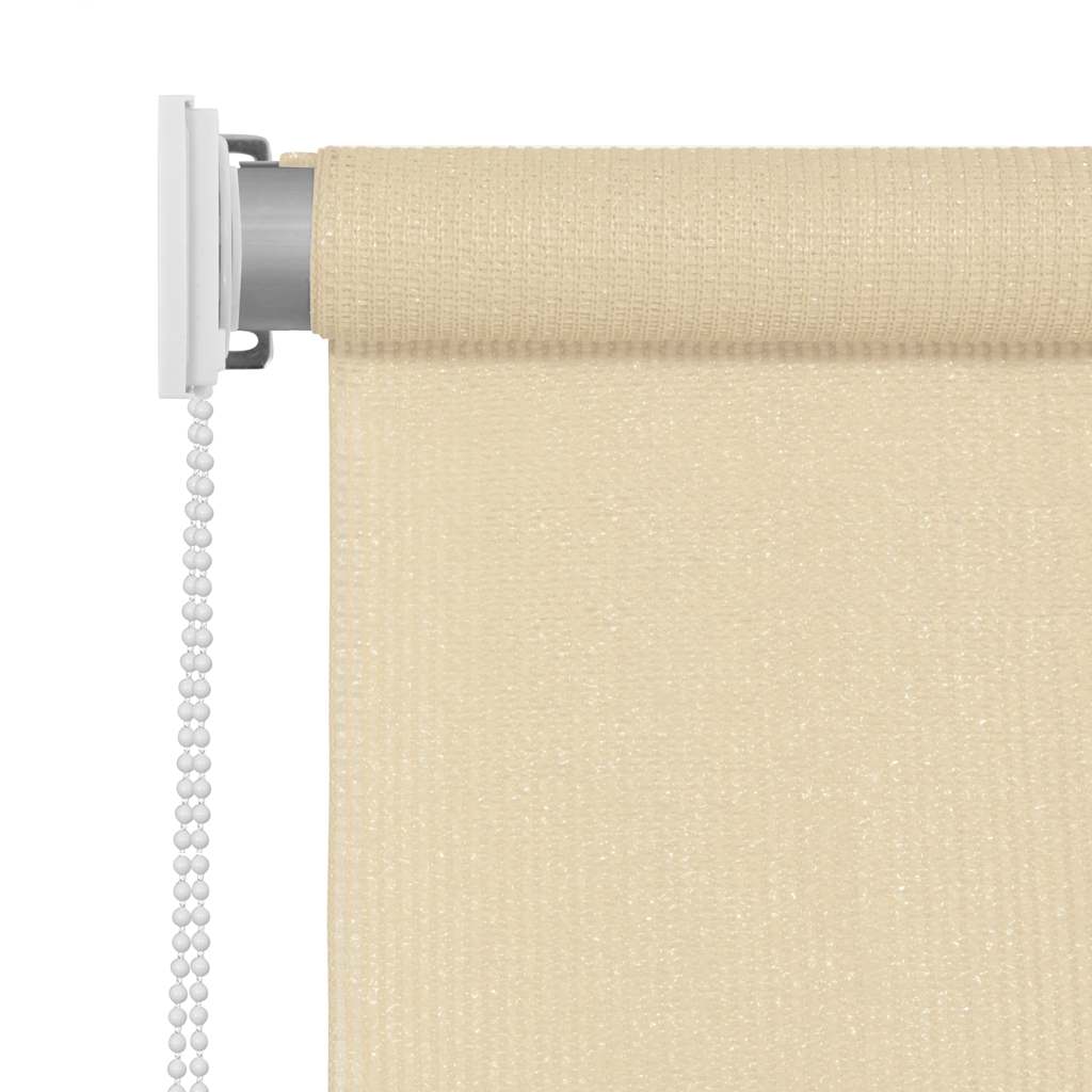 vidaXL Outdoor Roller Blind Cream 85(W)x140(H) cm HDPE