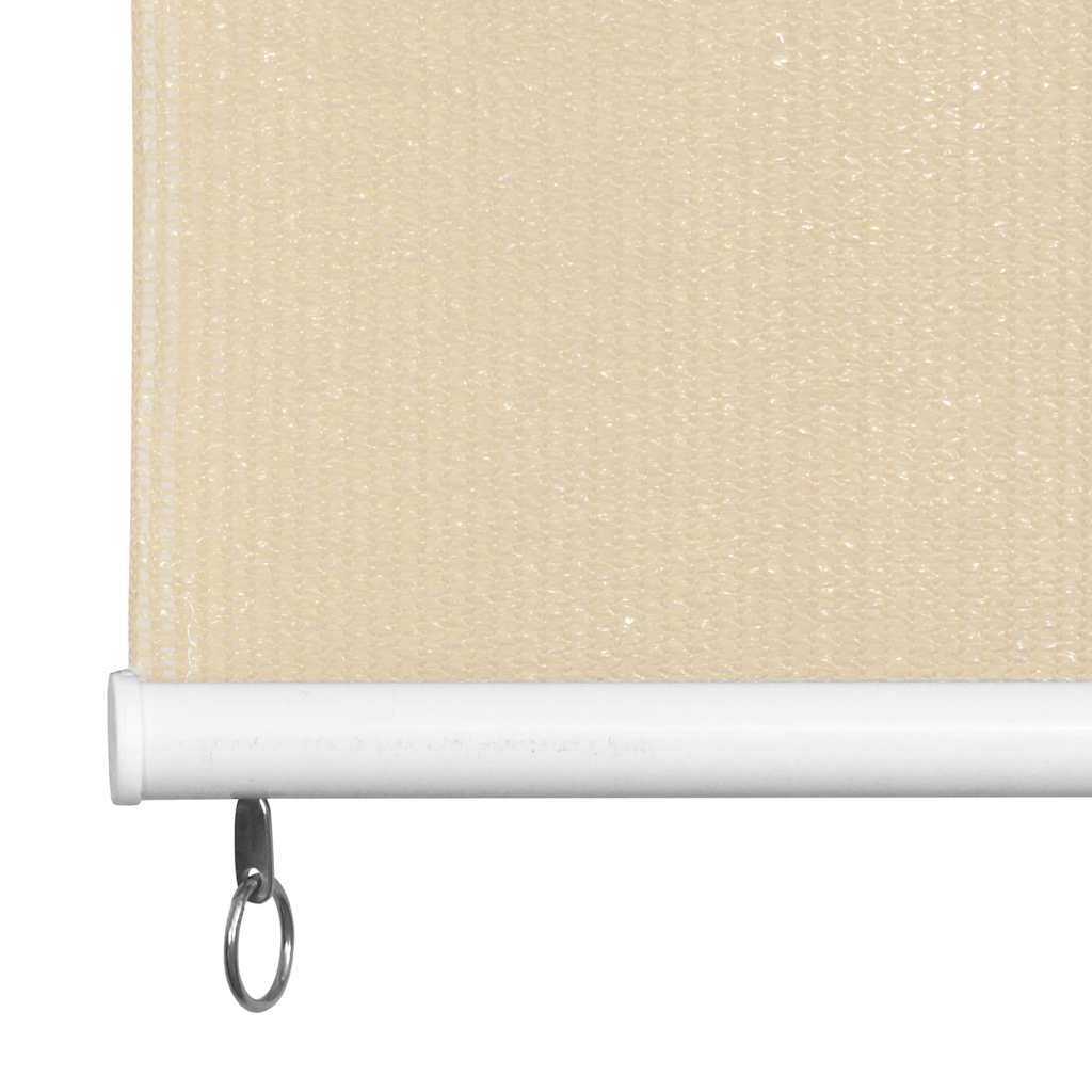 vidaXL Outdoor Roller Blind Cream 85(W)x140(H) cm HDPE