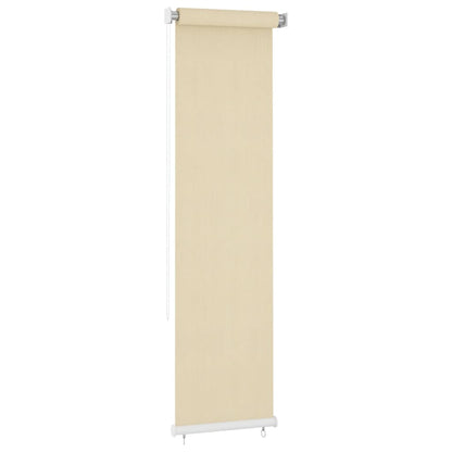 vidaXL Outdoor Roller Blind Cream 65(W)x230(H) cm HDPE