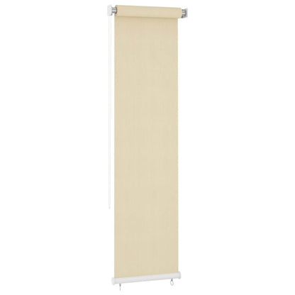 vidaXL Outdoor Roller Blind Cream 65(W)x230(H) cm HDPE