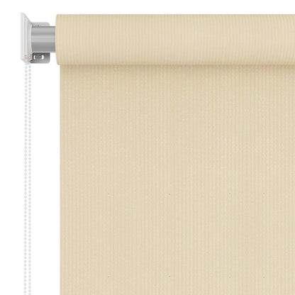 vidaXL Outdoor Roller Blind Cream 65(W)x230(H) cm HDPE