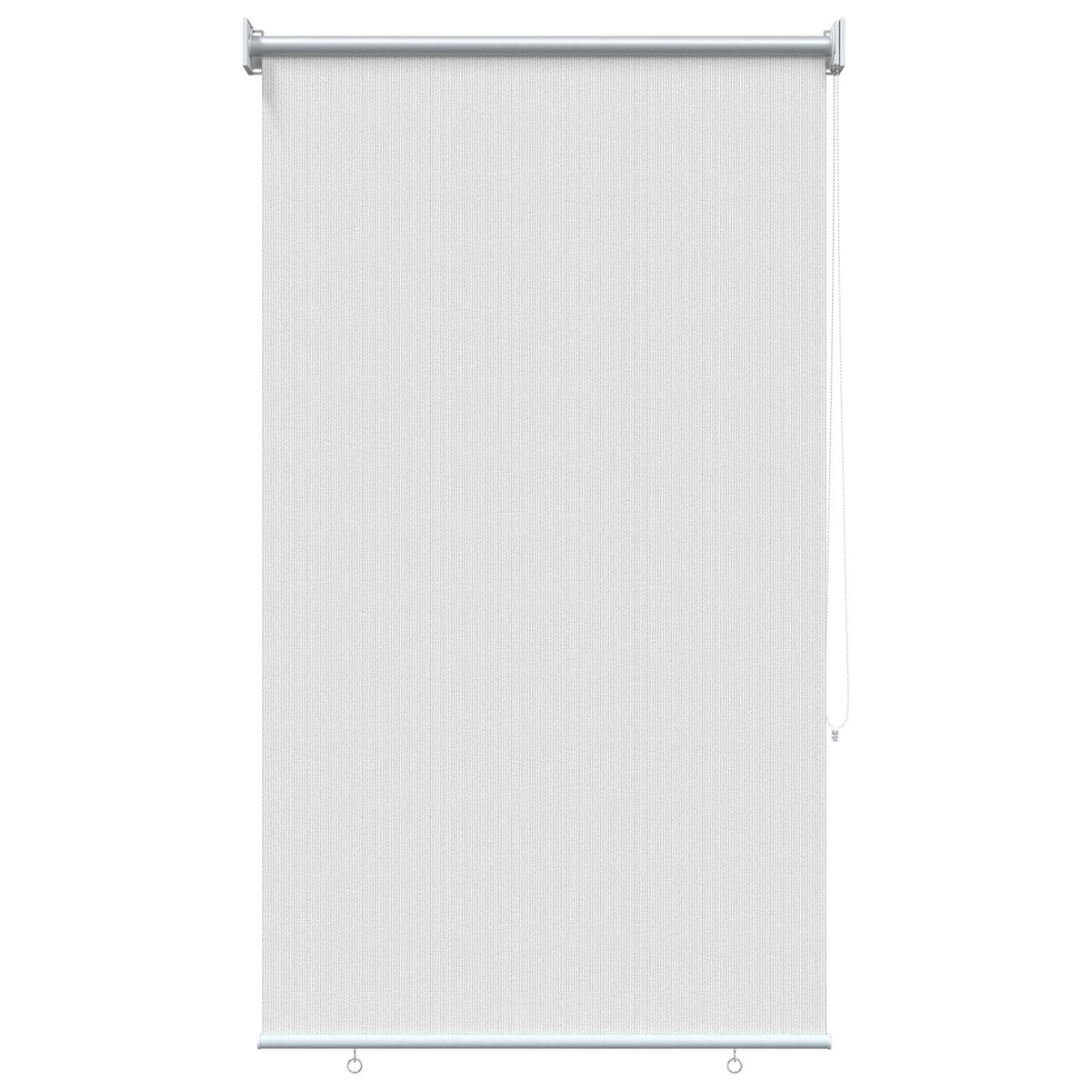 vidaXL Outdoor Roller Blind White 65(W)x230(H) cm HDPE