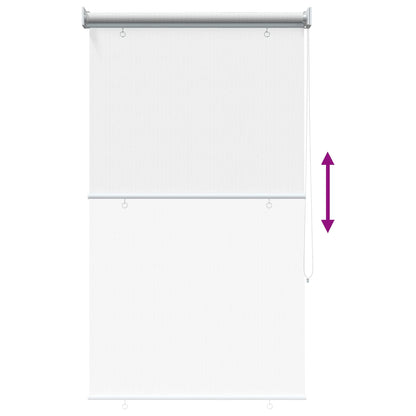vidaXL Outdoor Roller Blind White 65(W)x230(H) cm HDPE