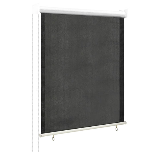 vidaXL Outdoor Roller Blind 65(W)x140(H) cm Anthracite