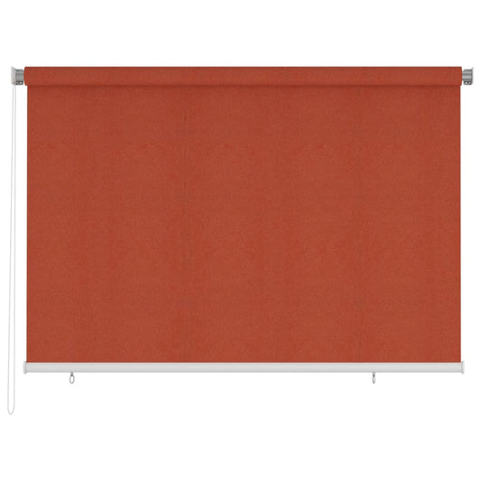 vidaXL Outdoor Roller Blind 225(W)x140(H) cm Terracotta HDPE