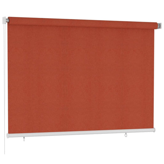 vidaXL Outdoor Roller Blind 225(W)x140(H) cm Terracotta HDPE