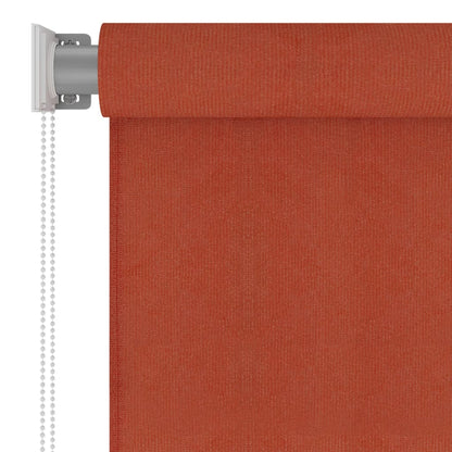 vidaXL Outdoor Roller Blind 225(W)x140(H) cm Terracotta HDPE