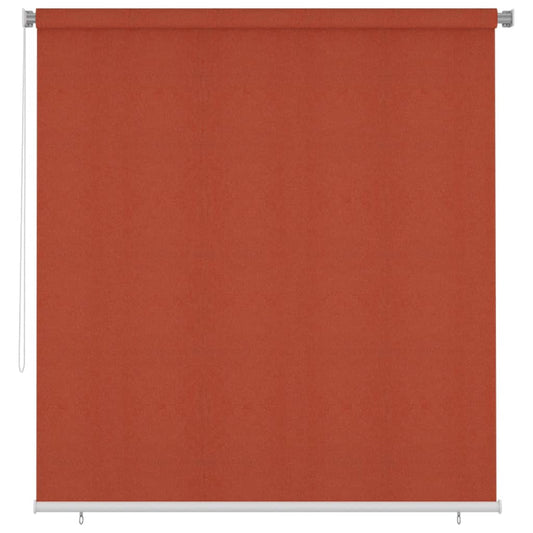 vidaXL Outdoor Roller Blind 225(W)x230(H) cm Terracotta HDPE
