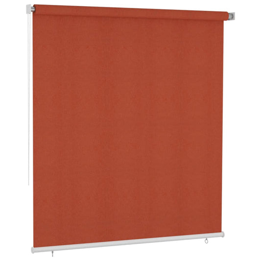 vidaXL Outdoor Roller Blind 225(W)x230(H) cm Terracotta HDPE