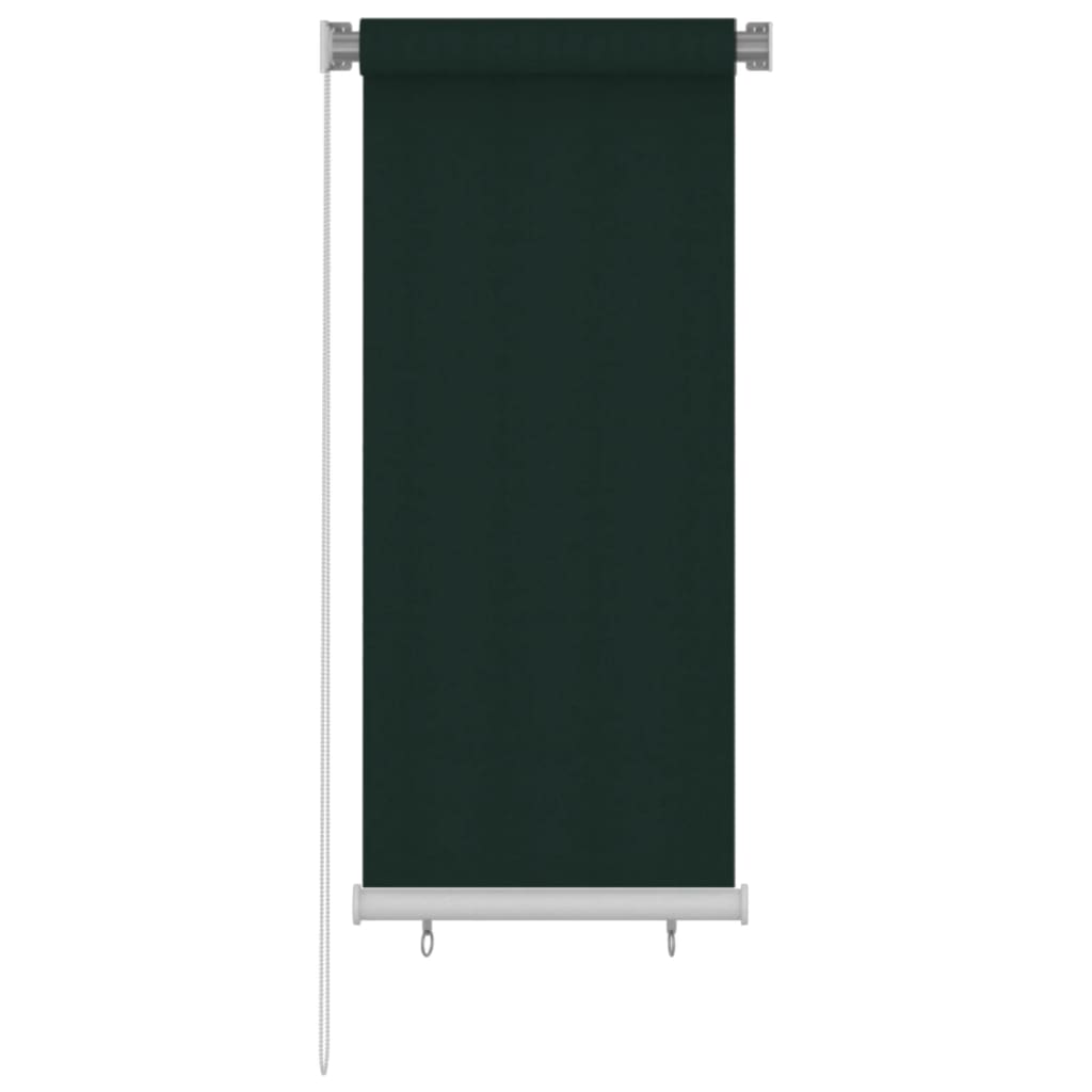 vidaXL Outdoor Roller Blind 60x140 cm Dark Green HDPE