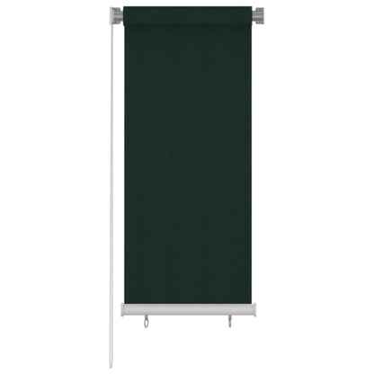 vidaXL Outdoor Roller Blind 60x140 cm Dark Green HDPE