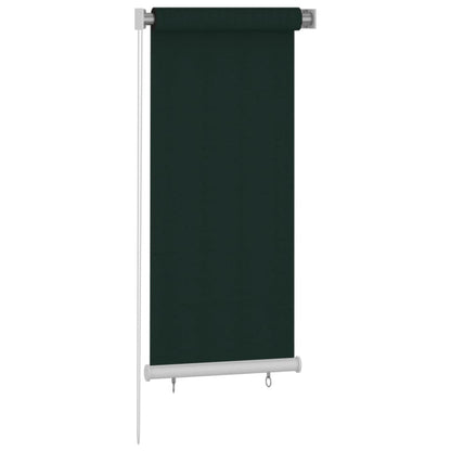 vidaXL Outdoor Roller Blind 60x140 cm Dark Green HDPE