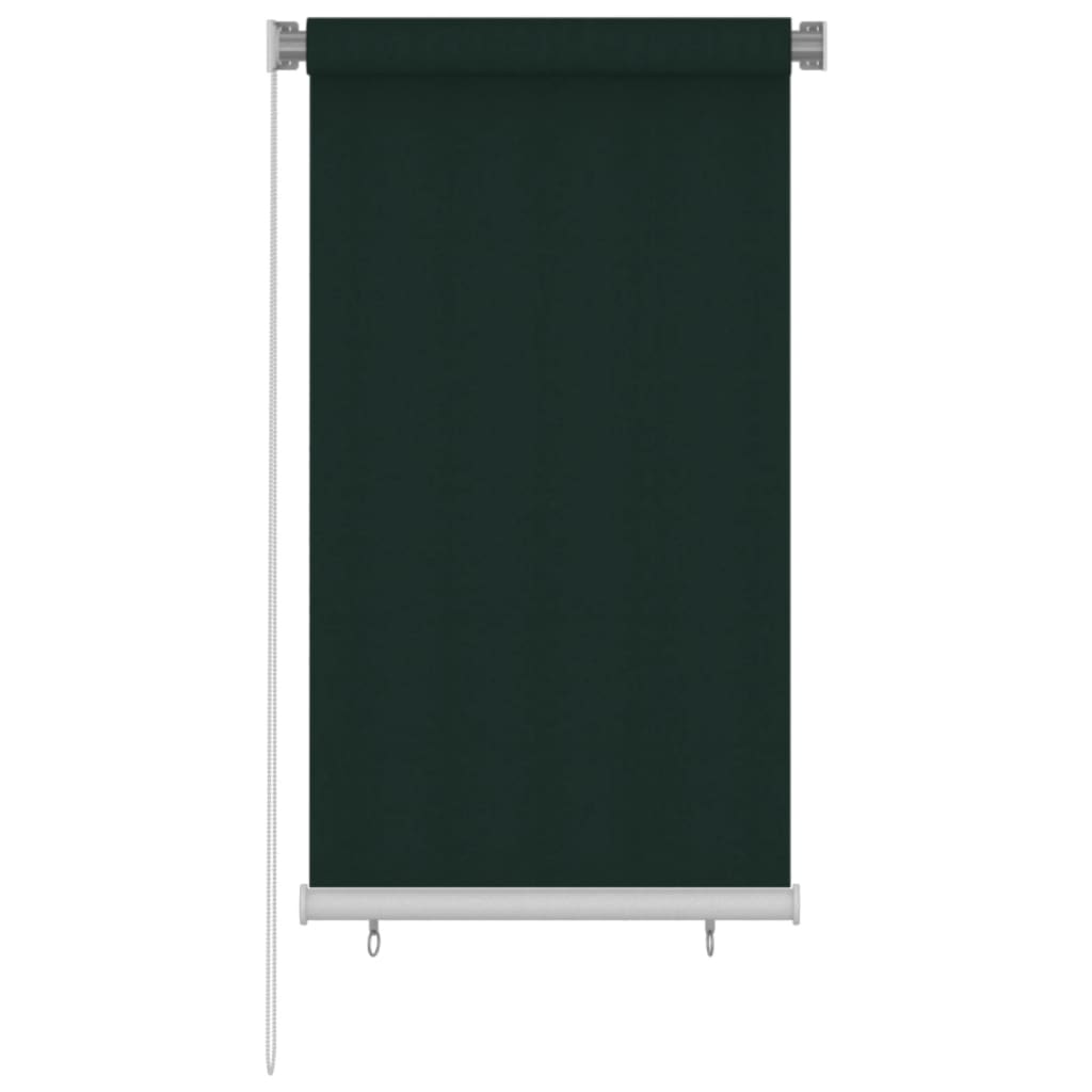 vidaXL Outdoor Roller Blind 80x140 cm Dark Green HDPE