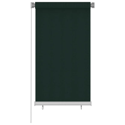 vidaXL Outdoor Roller Blind 80x140 cm Dark Green HDPE