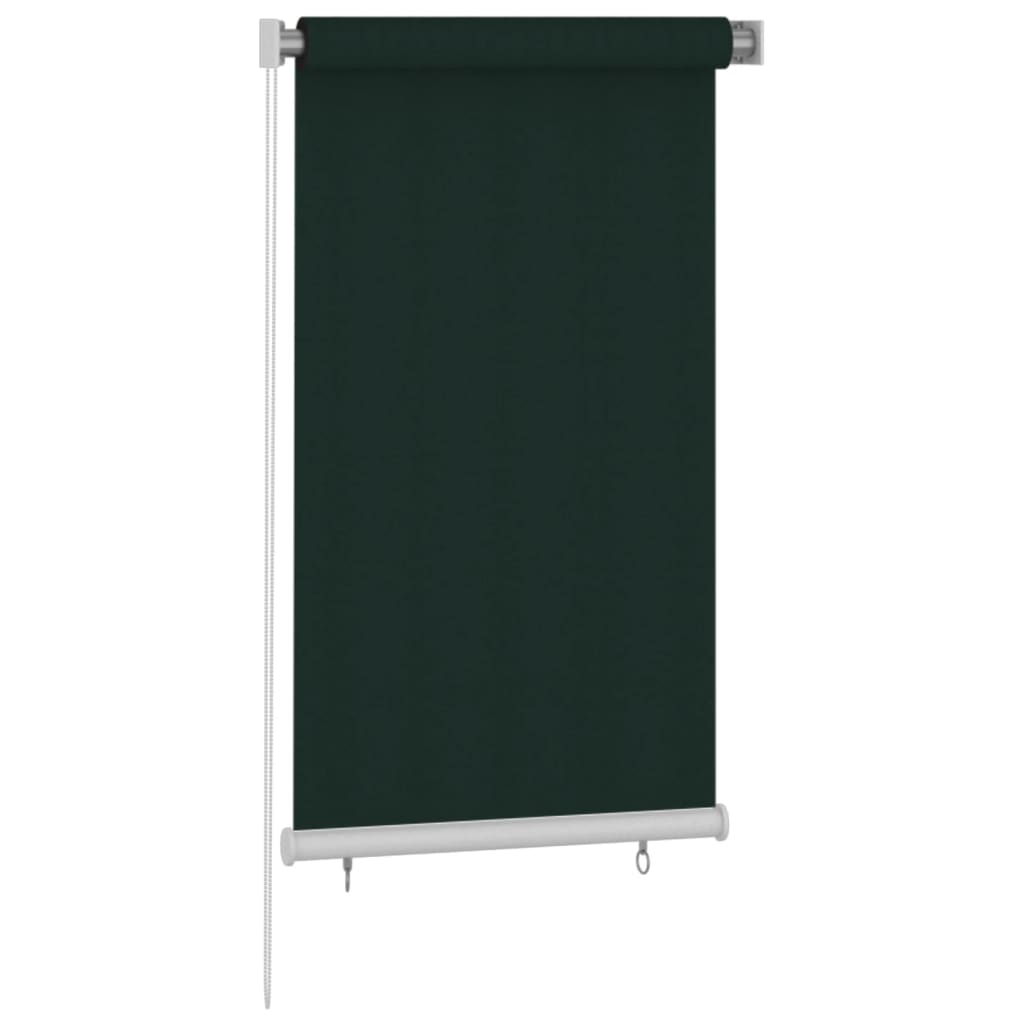 vidaXL Outdoor Roller Blind 80x140 cm Dark Green HDPE
