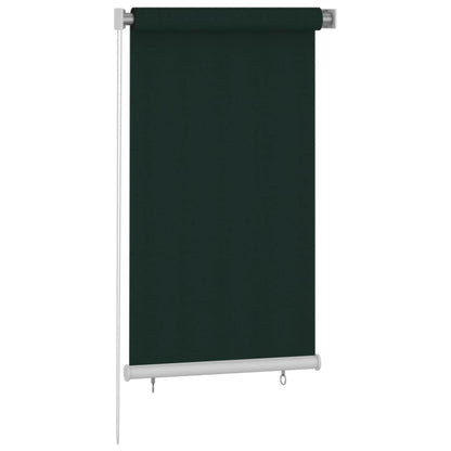 vidaXL Outdoor Roller Blind 80x140 cm Dark Green HDPE
