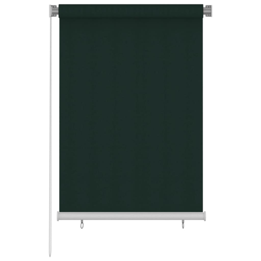 vidaXL Outdoor Roller Blind 100x140 cm Dark Green HDPE