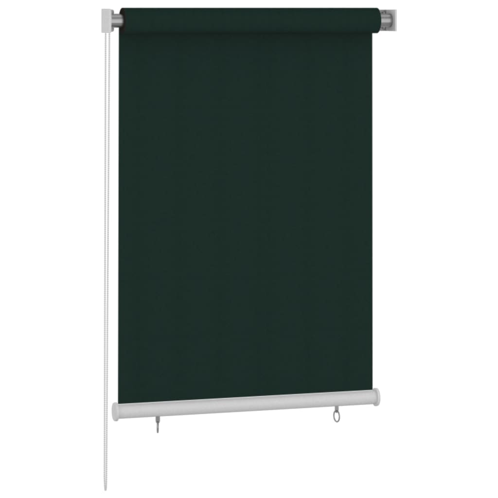 vidaXL Outdoor Roller Blind 100x140 cm Dark Green HDPE