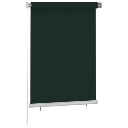 vidaXL Outdoor Roller Blind 100x140 cm Dark Green HDPE