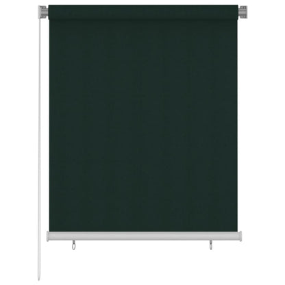 vidaXL Outdoor Roller Blind 120x140 cm Dark Green HDPE