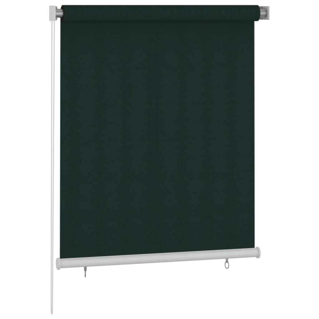 vidaXL Outdoor Roller Blind 120x140 cm Dark Green HDPE