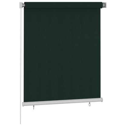 vidaXL Outdoor Roller Blind 120x140 cm Dark Green HDPE