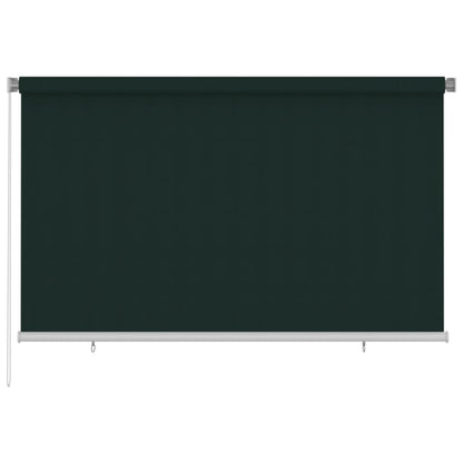 vidaXL Outdoor Roller Blind 240x140 cm Dark Green HDPE
