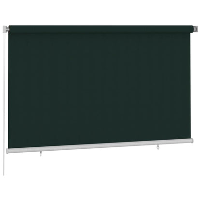 vidaXL Outdoor Roller Blind 240x140 cm Dark Green HDPE