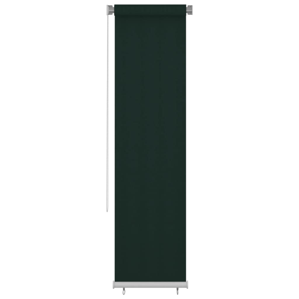 vidaXL Outdoor Roller Blind 60x230 cm Dark Green HDPE