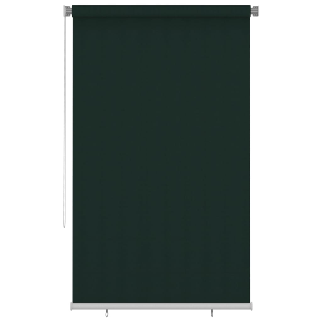 vidaXL Outdoor Roller Blind 140x230 cm Dark Green HDPE