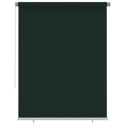 vidaXL Outdoor Roller Blind 180x230 cm Dark Green HDPE