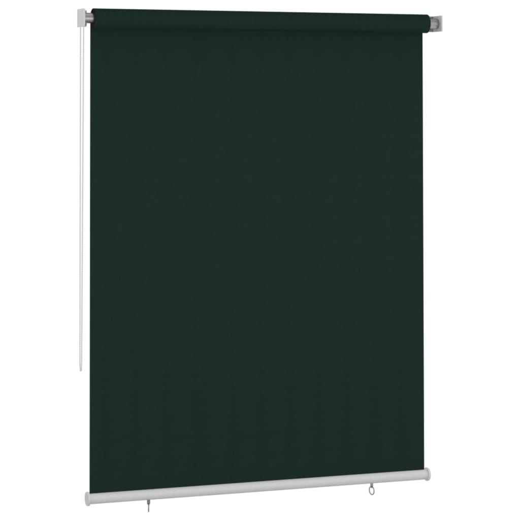 vidaXL Outdoor Roller Blind 180x230 cm Dark Green HDPE