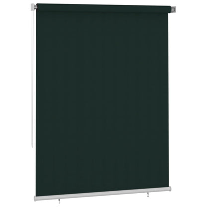 vidaXL Outdoor Roller Blind 180x230 cm Dark Green HDPE