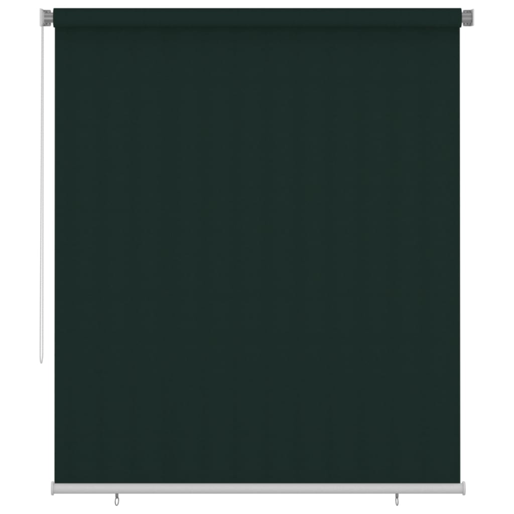 vidaXL Outdoor Roller Blind 200x230 cm Dark Green HDPE