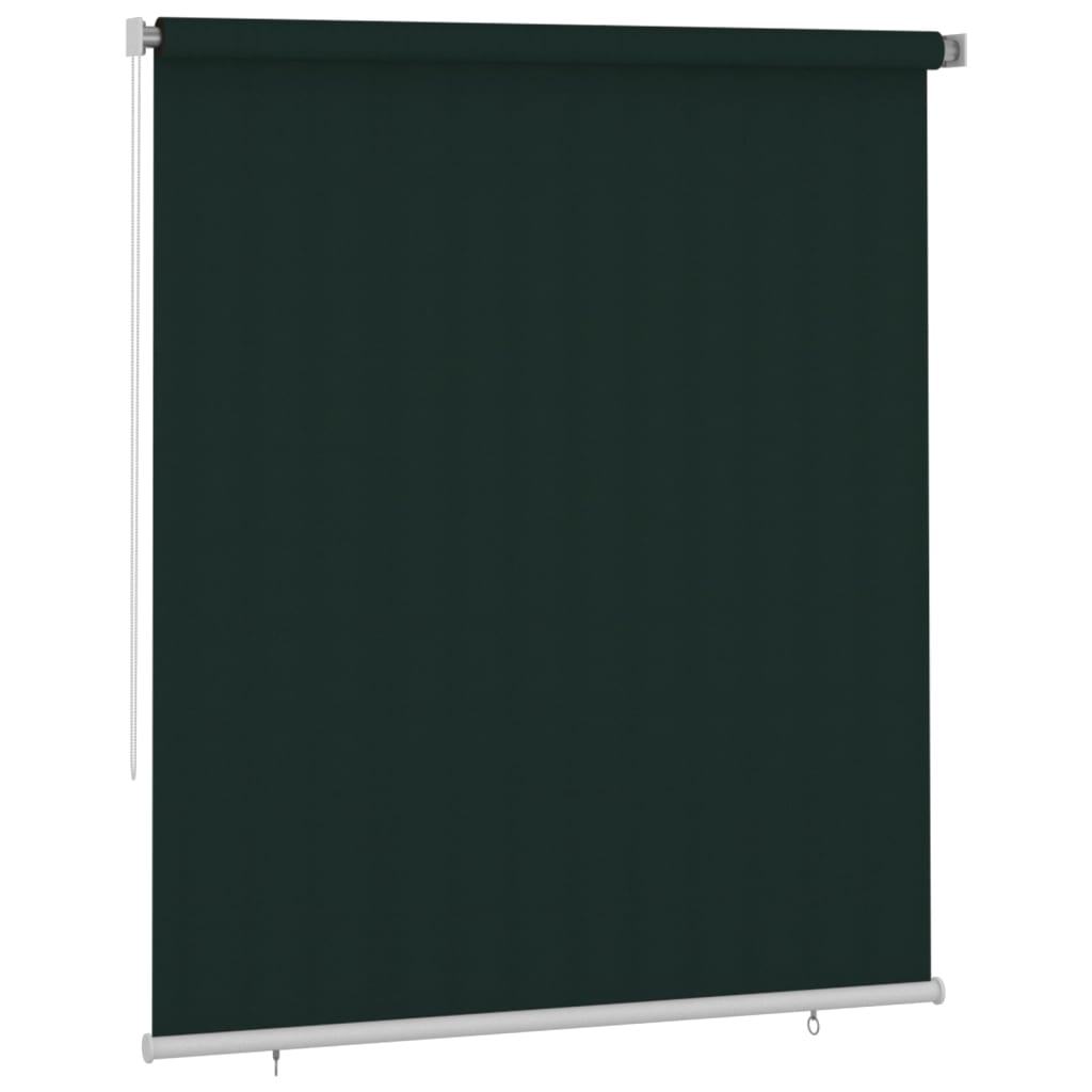 vidaXL Outdoor Roller Blind 200x230 cm Dark Green HDPE