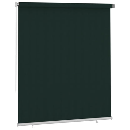 vidaXL Outdoor Roller Blind 200x230 cm Dark Green HDPE