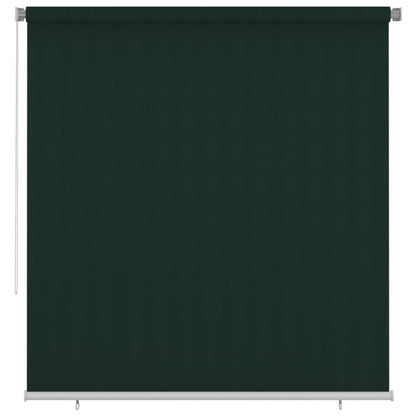 vidaXL Outdoor Roller Blind 220x230 cm Dark Green HDPE