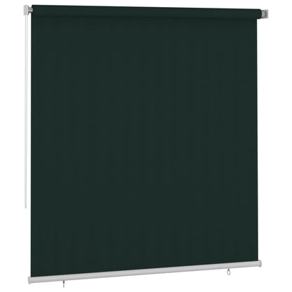 vidaXL Outdoor Roller Blind 220x230 cm Dark Green HDPE