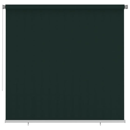 vidaXL Outdoor Roller Blind 240x230 cm Dark Green HDPE