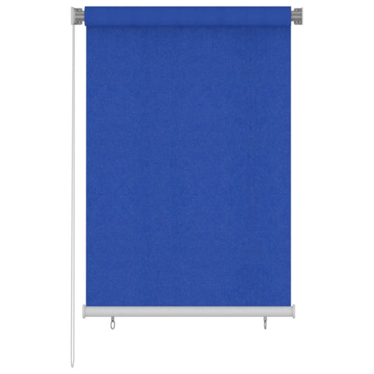 vidaXL Outdoor Roller Blind 105(W)x140(H) cm Blue HDPE