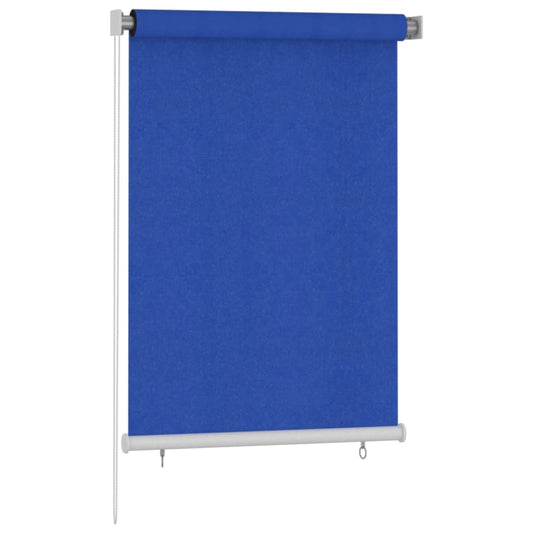 vidaXL Outdoor Roller Blind 105(W)x140(H) cm Blue HDPE
