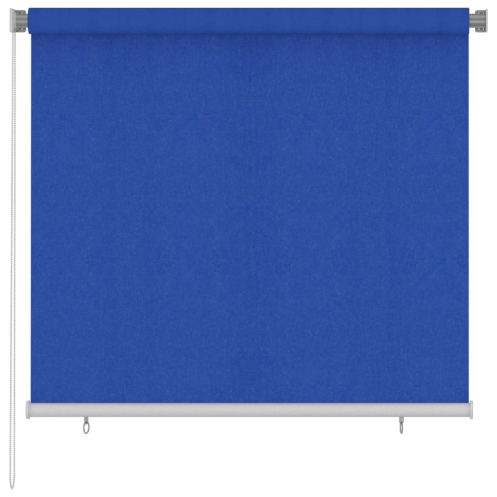 vidaXL Outdoor Roller Blind 160 x 140 cm Blue HDPE